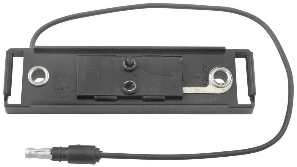 Black Bracket and Single Plug-N-Go Plug for Thin Line Trailer Clearance and Side Marker Lights Brackets A65PBPG