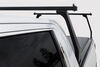 truck bed fixed height adarac aluminum series custom ladder rack - 500 lbs matte black