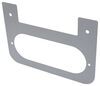 trailer lights mounting hardware steel bracket for optronics 6 inch oval tail - gray surface mount qty 1
