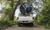 0  truck bed over the adarac custom ladder rack - steel with aluminum crossbars 500 lbs
