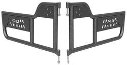 Aries Front Tube Doors for Jeep - Textured Black Powder Coated Aluminum - AA1500100