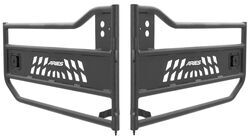 Aries Front Tube Doors for Jeep - Textured Black Powder Coated Aluminum - AA1500200