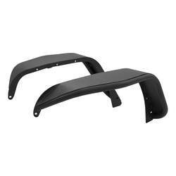 Aries Front Fender Flares for Jeep - Textured Black Powder Coated Aluminum - AA1500201