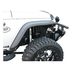 Aries Front Fender Flares for Jeep - Raw Finish Aluminum - AA1500202