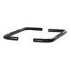 nerf bars gloss finish aries round - 3 inch diameter black powder coated steel