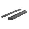 running boards matte finish aerotread w/ custom installation kit - 5 inch wide aluminum black stainless