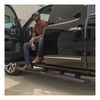 0  running boards powder coat finish aries ascentsteps - 5-1/2 inch wide black coated steel 85 long