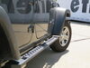 2018 jeep jk wrangler unlimited  running boards matte finish aries rocker steps w / custom installation kit - 3 inch wide black powder coated steel