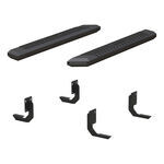 AdvantEdge Nerf Bars w/ Custom Installation Kit - 5-1/2" Wide - Aluminum w/ Black Powder Coat