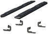 running boards powder coat finish aries ascentsteps w/ custom installation kit - 5-1/2 inch wide coated steel