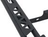 running boards steel aries rocker steps w / custom installation kit - 3 inch wide black powder coated