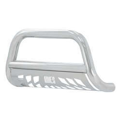 Aries Bull Bar with Removable Skid Plate - 3" Tubing - Polished Stainless Steel - AA35-3001