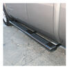 nerf bars gloss finish aries oval w/ custom installation kit - 6 inch wide black aluminum 75 long