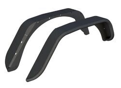 Aries Rear Fender Flares for Jeep - Textured Black Powder Coated Aluminum - AA78NQ