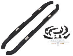 Aries Big Step Nerf Bars - 4" Round - Black Powder Coated Aluminum