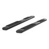 nerf bars gloss finish aries oval w/ custom installation kit - 6 inch wide black aluminum 85 long