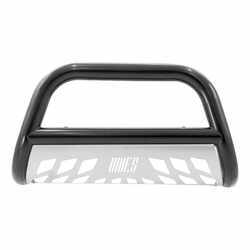 Aries Bull Bar with Removable Skid Plate - 3" Tubing - Semi Gloss Black Powder Coated Steel - AAB35-2000