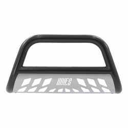 Aries Bull Bar with Removable Skid Plate - 3" Tubing - Semi Gloss Black Powder Coated Steel - AAB35-2003
