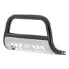 bull bar 3 inch tubing aries stealth with removable skid plate - powder coated stainless steel