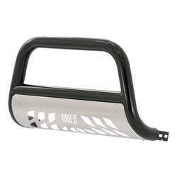 Aries Bull Bar with Removable Skid Plate - 3" Tubing - Semi Gloss Black Powder Coated Steel