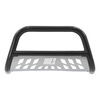 Aries Bull Bar with Removable Skid Plate - 3" Tubing - Semi Gloss Black Powder Coated Steel