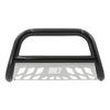 Aries Stealth Bull Bar with Removable Skid Plate - 3" Tubing - Powder Coated Stainless Steel Stainless Steel AAB35-4001-3