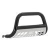 Aries Bull Bar with Removable Skid Plate - 3" Tubing - Semi Gloss Black Powder Coated Steel With Skid Plate AAB35-9002