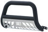 bull bar 3 inch tubing aries pro series with removable skid plate - black powder coated steel