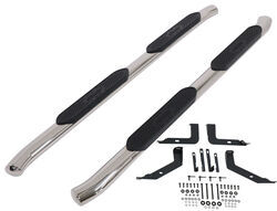 Aries Oval Nerf Bars - 4" Wide - Polished Stainless Steel                                      