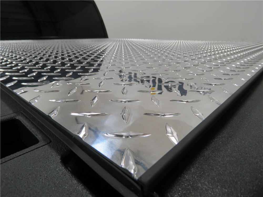 2021 Ford Ranger Lomax Hard Tonneau Cover Folding Aluminum Diamond Plate