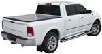 Lomax Hard Tonneau Cover - Folding - Aluminum - Diamond Plate