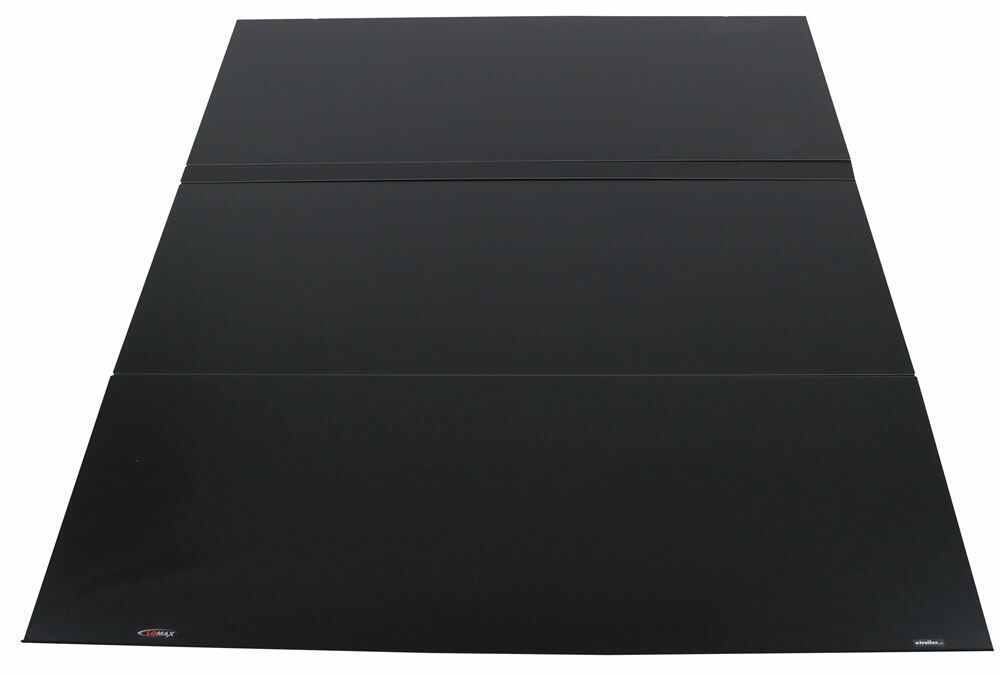 Lomax Hard Tonneau Cover - Folding - Aluminum - Matte Black Tri-Fold Tonneau AB1040019