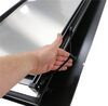 Lomax Hard Tonneau Cover - Folding - Aluminum - Matte Black Hard Tonneau AB1060019