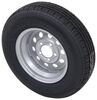 Contender ST175/80R13 Radial Trailer Tire w/ 13" Silver Mod Wheel - 5 on 4-1/2 - Load Range C Steel Wheels - Powder Coat AC13R45SMQ