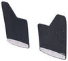 custom fit drilling required rockstar splash guard mud flaps - 12 inch wide x 20 long front or rear qty 2