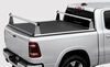 truck bed fixed height adarac aluminum m-series custom ladder rack - 500 lbs matte black