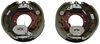 electric drum brakes 10000 lbs axle trailer brake kit w/ dust shields - self-adjusting 12-1/4 inch left/right hand 10k