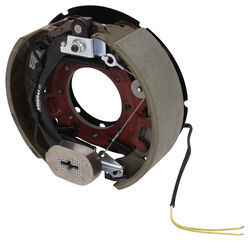 Electric Trailer Brake with Dust Shield - Self-Adjusting - 12-1/4" - Left Hand - 10,000 lbs - AKEBRK-10L