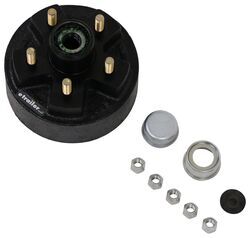 Easy Grease Trailer Hub and Drum Assembly for 2K Axles - 7" - 5 on 4-1/2 - L44643 - Pre-Greased