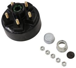 Easy Grease Trailer Hub and Drum Assembly for 2K Axles - 7" - 5 on 4-1/2 - L44649 - Pre-Greased