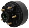 hub with integrated drum for 2000 lbs axles trailer and assembly - 2k 7 inch diameter 5 on 4-1/2 l44649 pre-greased
