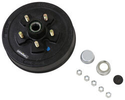 Easy Grease Trailer Hub and Drum Assembly for 3.5K Axles - 10" - 5 on 4-1/2 - Pre-Greased      