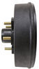 hub with integrated drum for 3500 lbs axles trailer and assembly - 3 500-lb 10 inch diameter 5 on 4-1/2 pre-greased