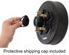hub with integrated drum for 3500 lbs axles easy grease trailer and assembly 3.5k - 10 inch 5 on 4-3/4 pre-greased
