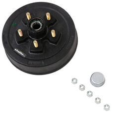 Trailer Hub and Drum Assembly - 3,500-lb Axles - 10" Diameter - 5 on 4-3/4 - Pre-Greased       