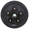 hub with integrated drum for 3500 lbs axles trailer and assembly - 3 500-lb 10 inch diameter 5 on 4-3/4 pre-greased