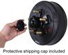 hub with integrated drum pre-greased standard trailer and assembly - 3 500-lb axles 10 inch diameter 5 on