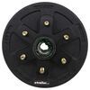 hub with integrated drum easy grease ez lube pre-greased trailer and assembly for 3.5k axles - 10 inch 6 on 5-1/2