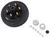 hub with integrated drum easy grease ez lube pre-greased trailer and assembly for 5.2k & 6k axles - 12 inch 6 on 5-1/2