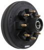 hub with integrated drum for 7000 lbs axles trailer and assembly - 7 000-lb 12 inch diameter 8 on 6-1/2 pre-greased
